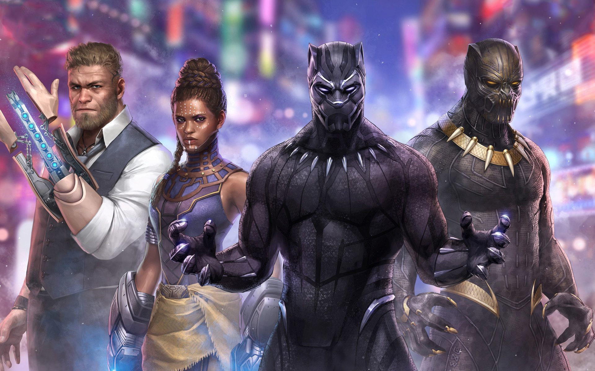Black Panther Marvel Future Fight Artwork2564014106 - Black Panther Marvel Future Fight Artwork - The, Panther, Marvel, Future, Fight, Black, Artwork